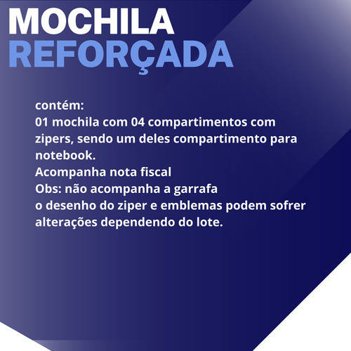 Mochila Masculina Impermeável Faculdade Alça De Aço Forte - Image 5